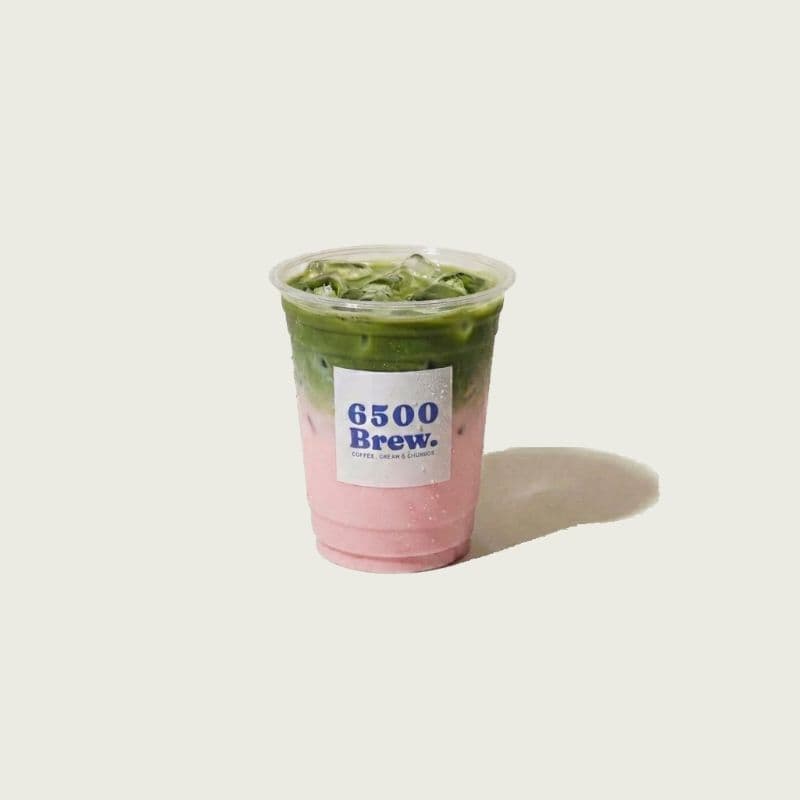Iced Strawberry Matcha
